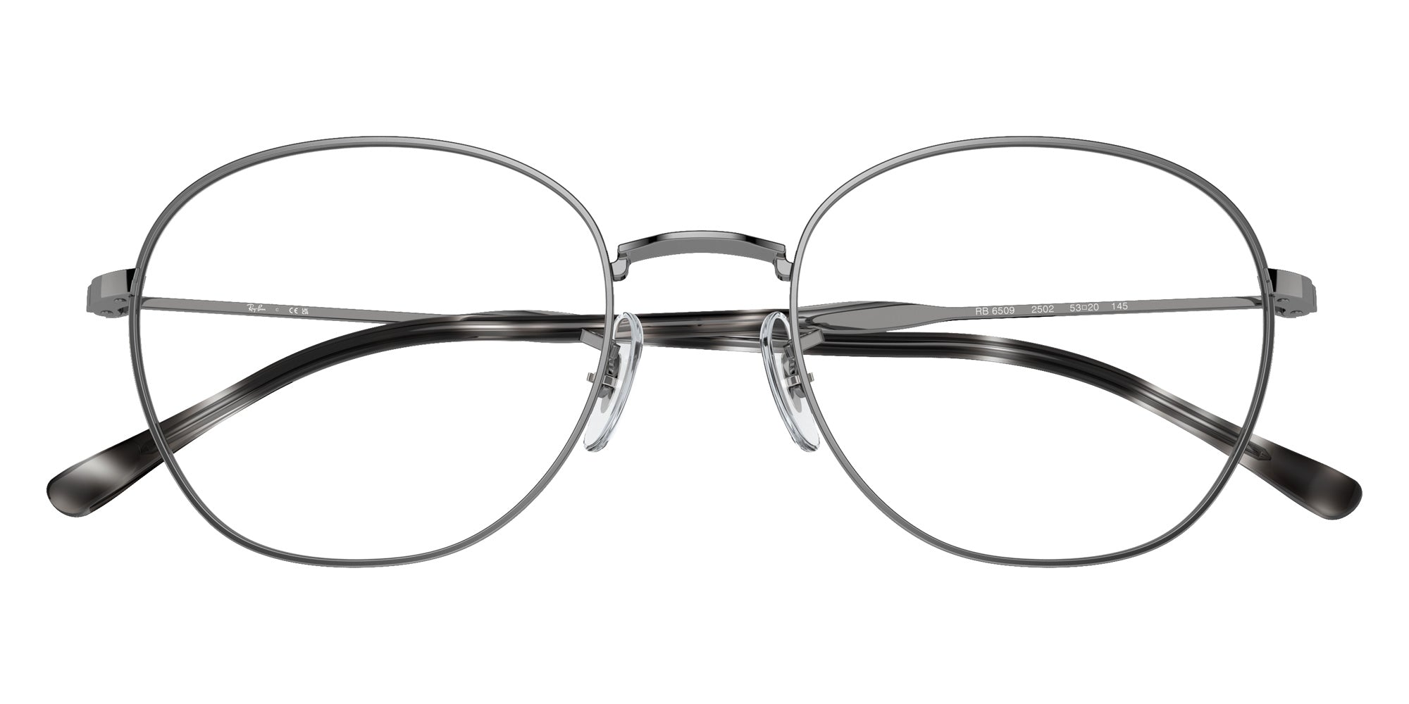 Ray-Ban® RX6509 RX6509 2502 53 Eyeglasses - Gunmetal