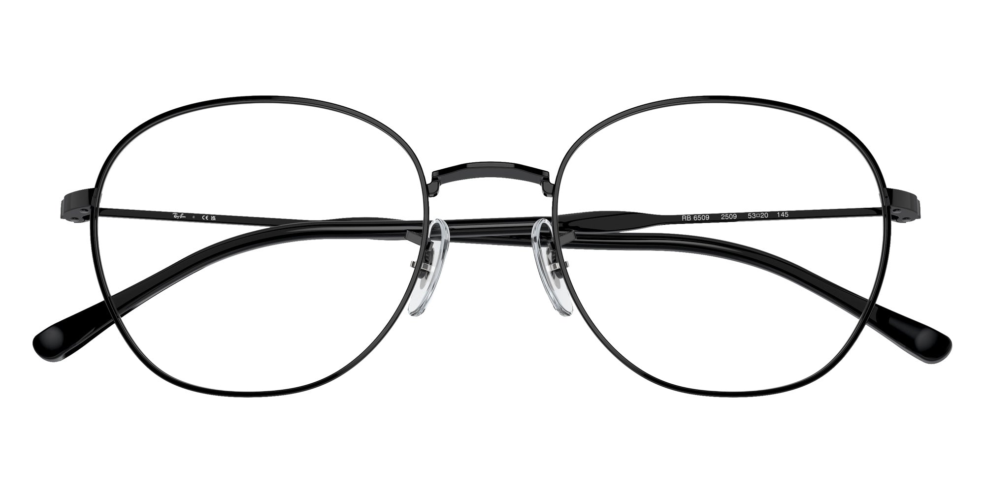 Ray-Ban® RX6509 RX6509 2509 53 Eyeglasses - Black
