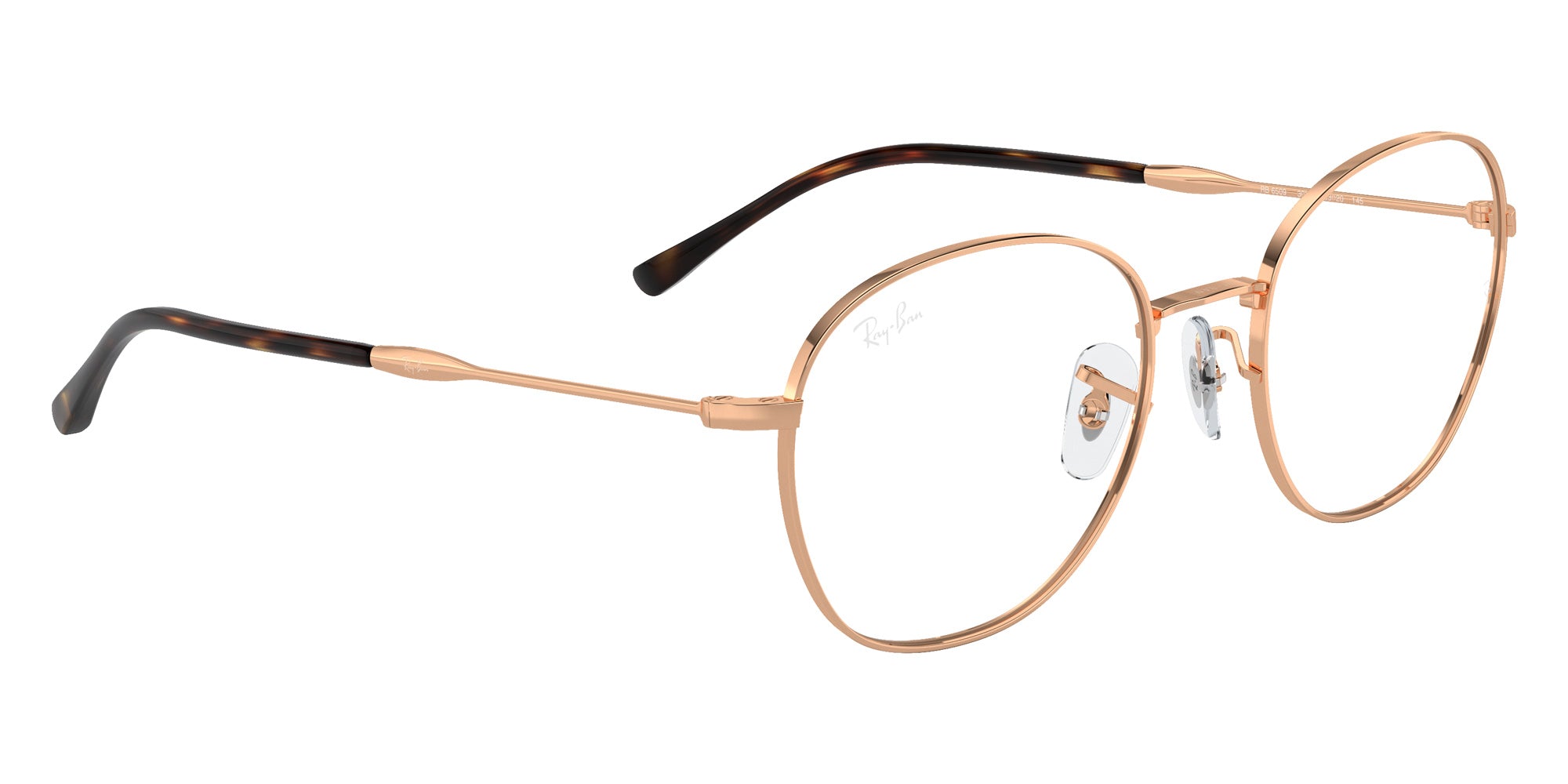 Ray-Ban® RX6509 RX6509 3094 53 Eyeglasses - Rose Gold