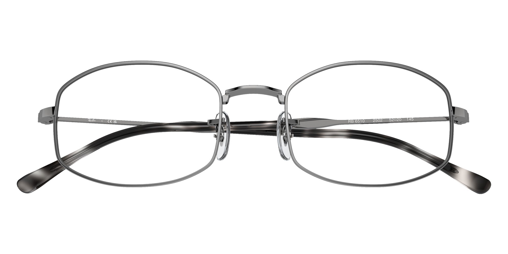 Ray-Ban® RX6510 RX6510 2502 52 Eyeglasses - Gunmetal