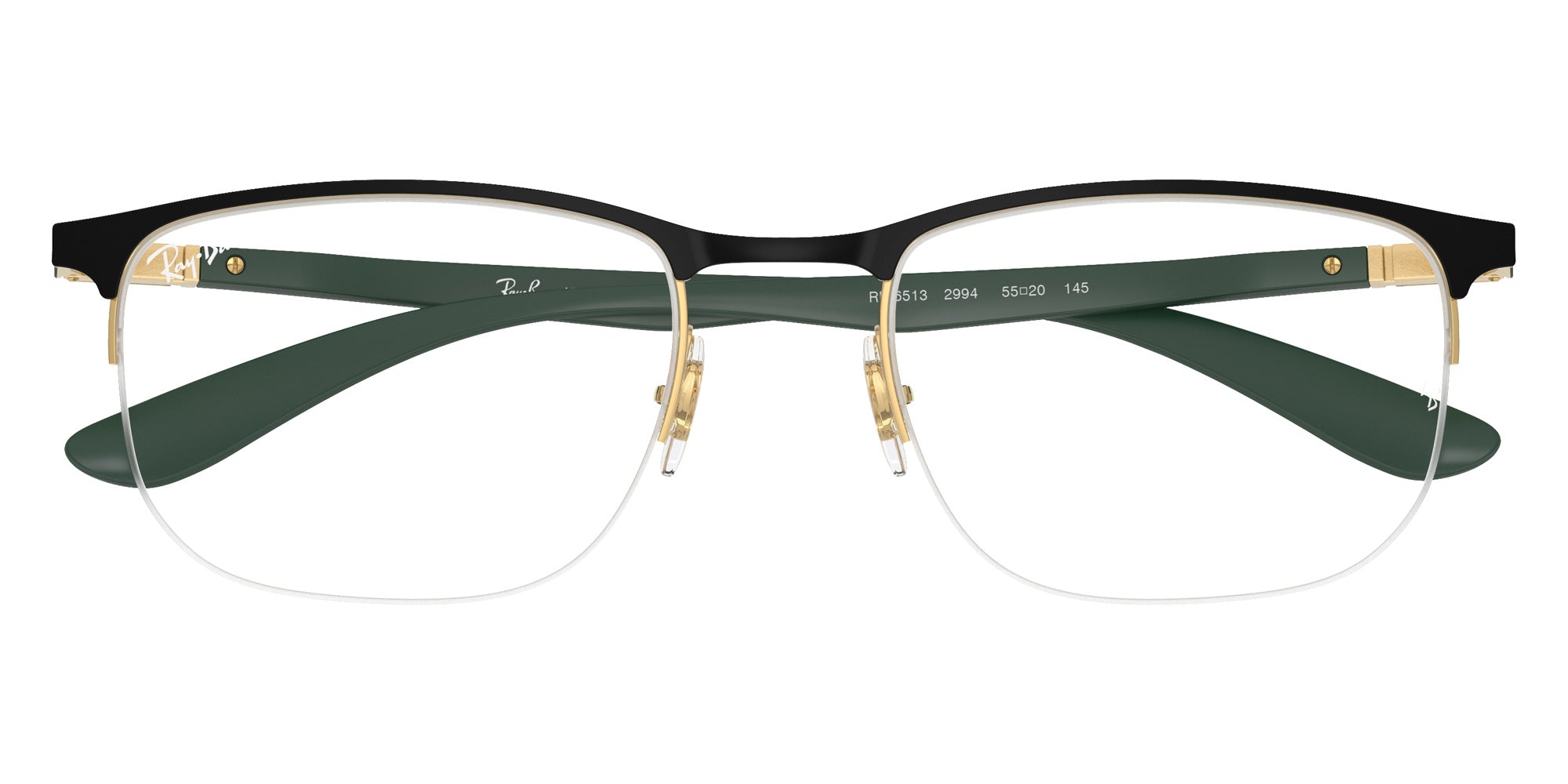 Ray-Ban® RX6513 RX6513 2994 55 Eyeglasses - Sand Green