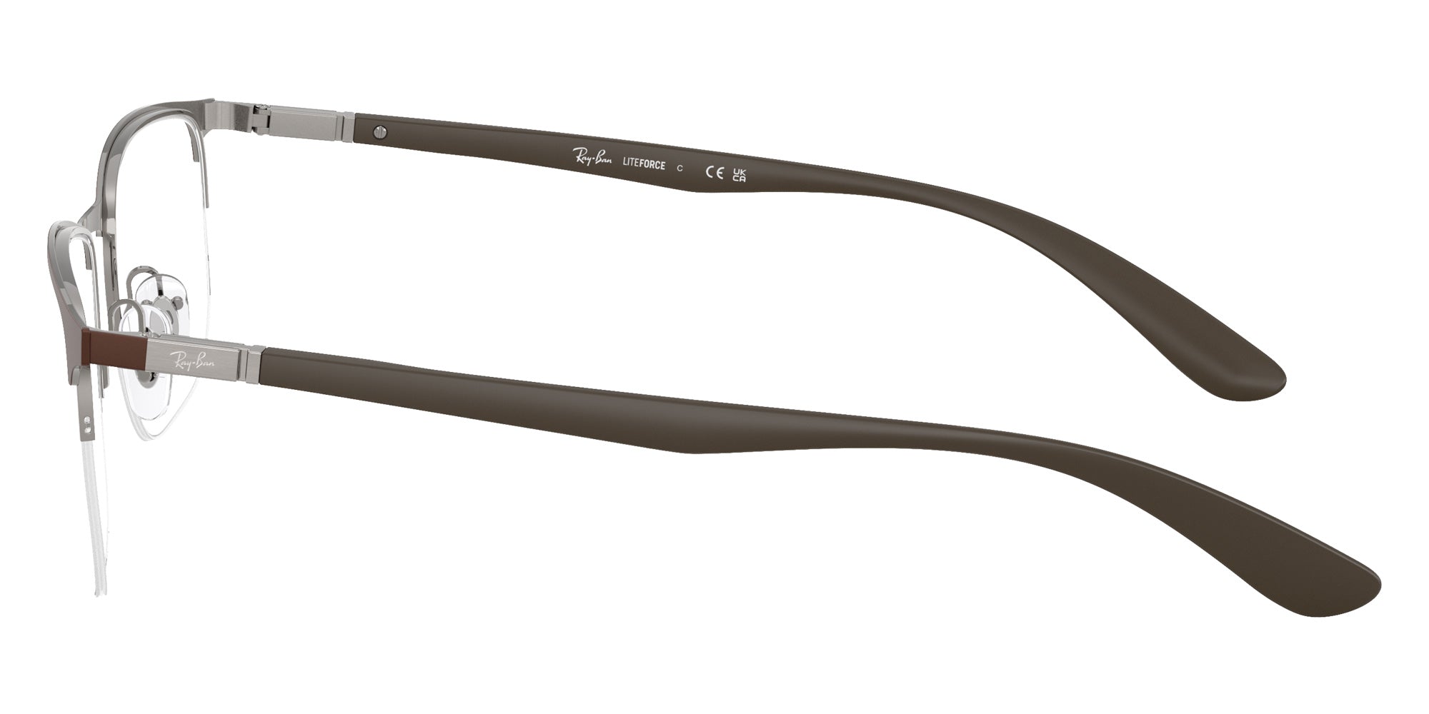 Ray-Ban® RX6513 RX6513 3228 55 Eyeglasses - Sand Brown