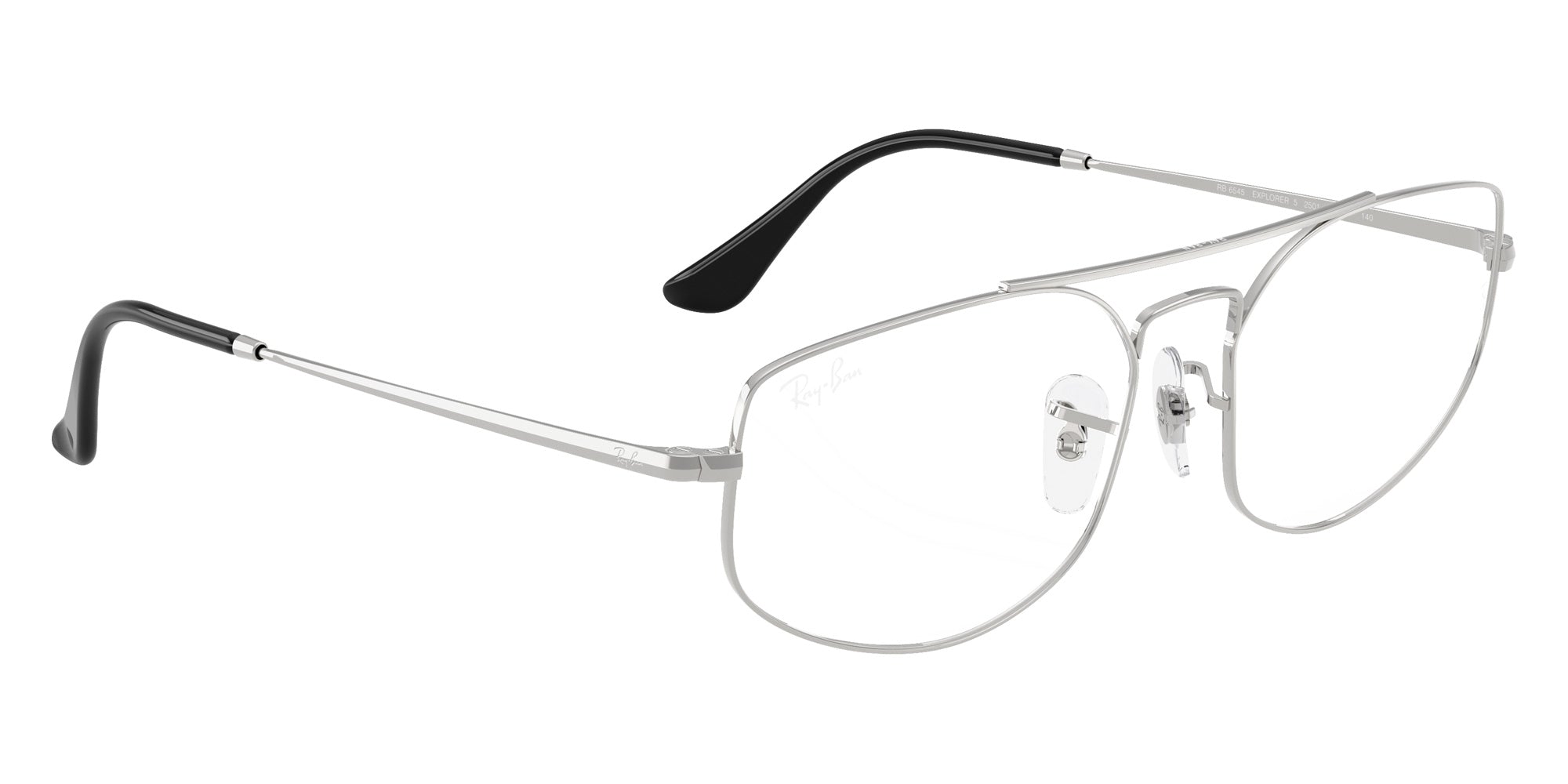 Ray-Ban® RX6545 RX6545 2501 58 Eyeglasses - Silver