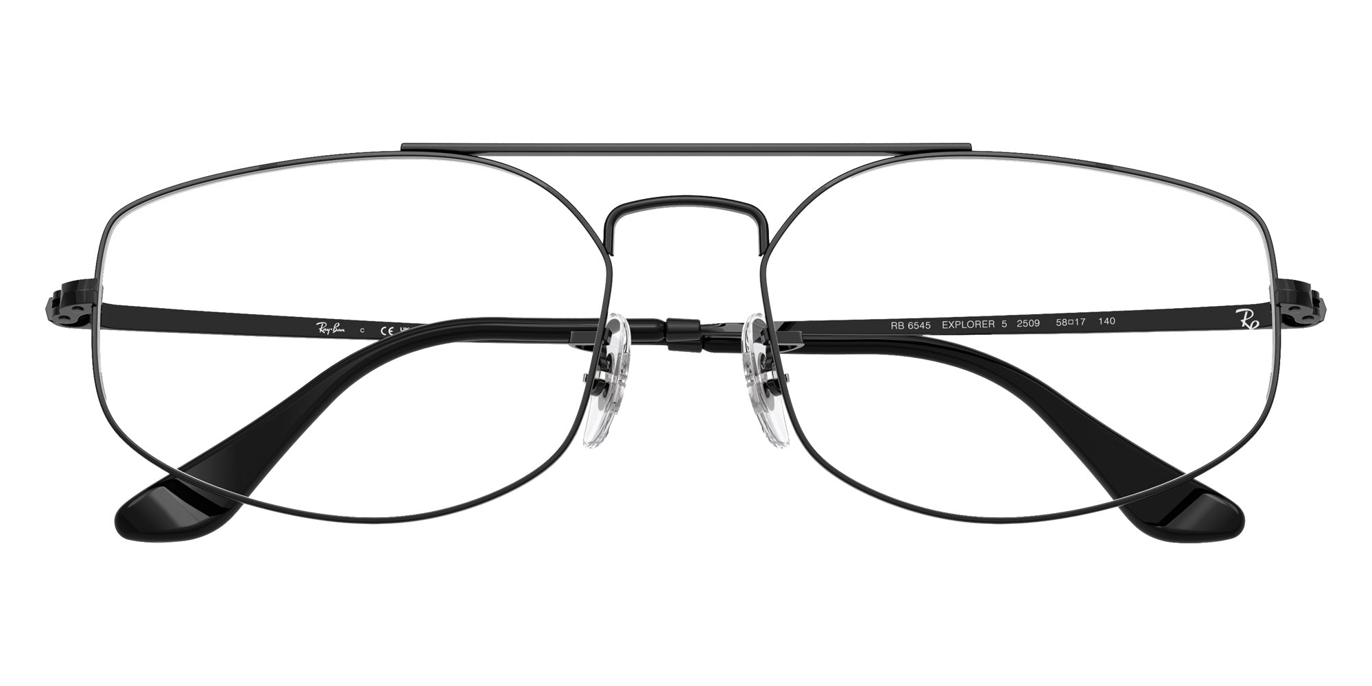 Ray-Ban® RX6545 RX6545 2509 58 Eyeglasses - Black
