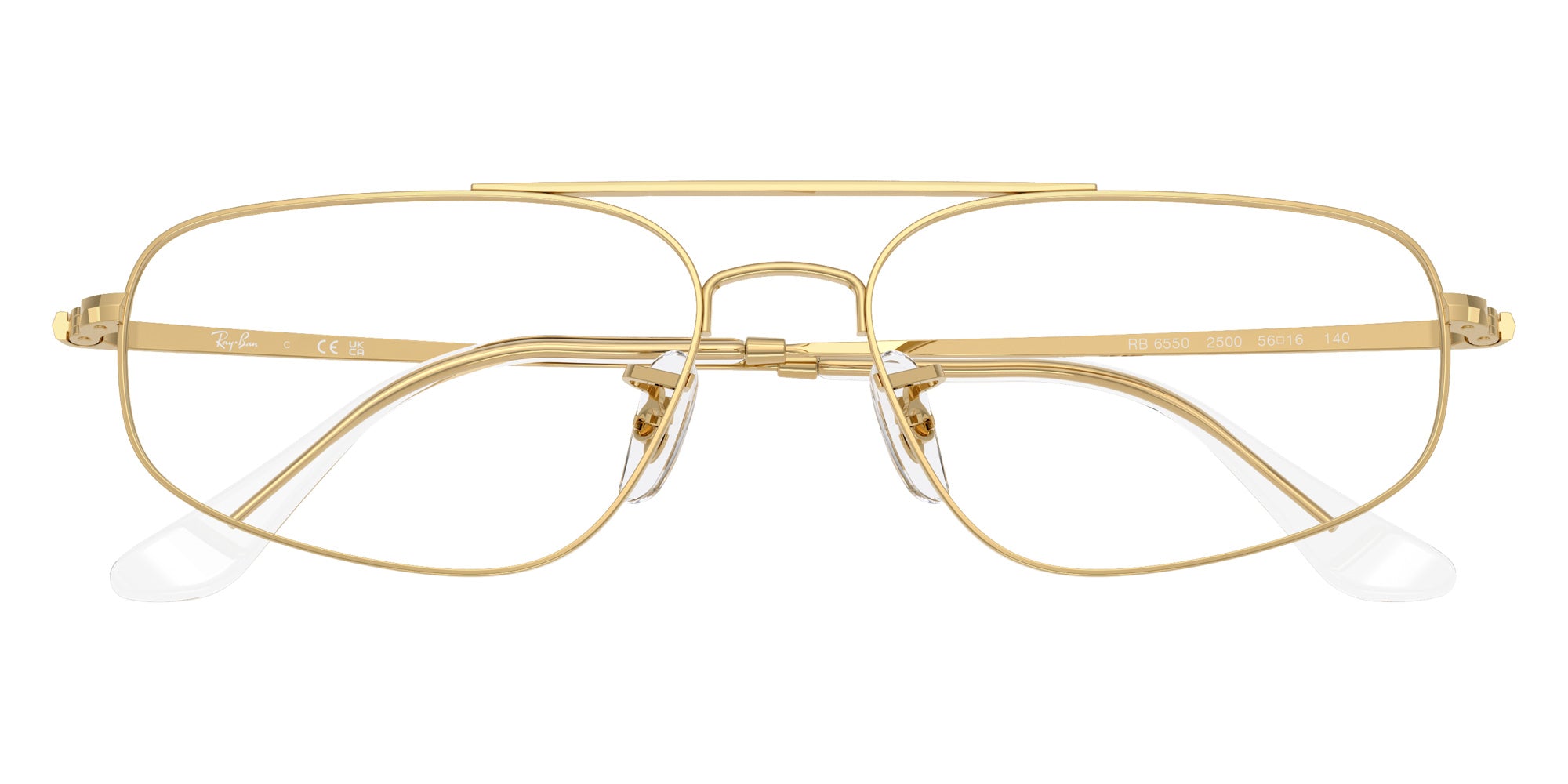 Ray-Ban® RX6550 RX6550 2500 56 Eyeglasses - Arista Gold