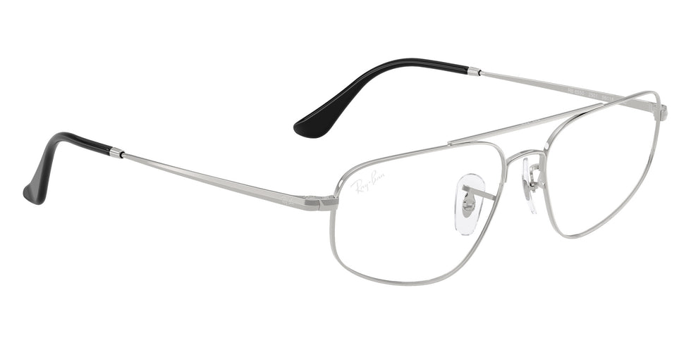 Ray-Ban® RX6550 RX6550 2501 56 Eyeglasses - Silver