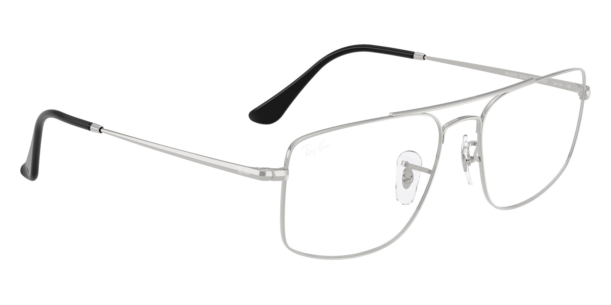 Ray-Ban® RX6579 RX6579 2501 58 Eyeglasses - Silver