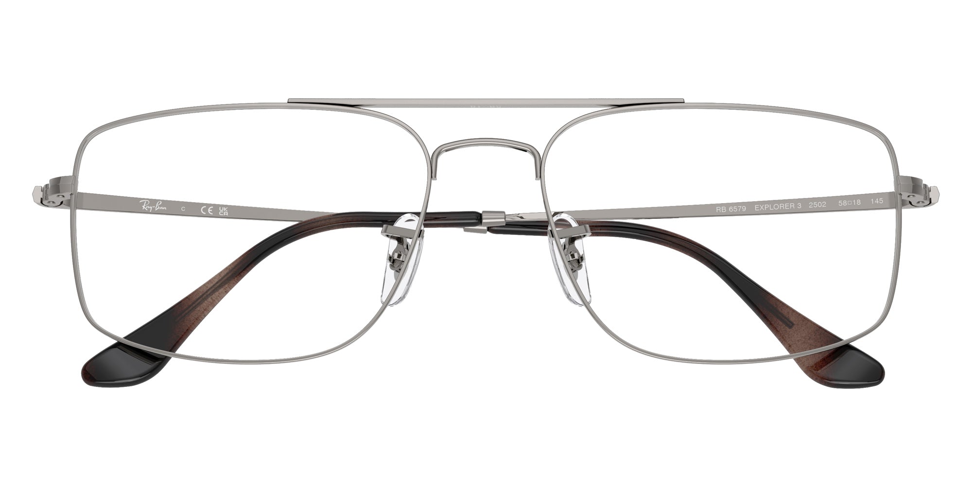 Ray-Ban® RX6579 RX6579 2502 58 Eyeglasses - Gunmetal
