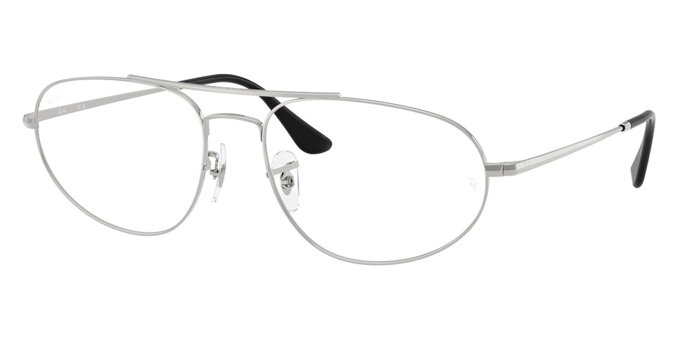 Ray-Ban® RX6645 RX6645 2501 60 Eyeglasses - Silver