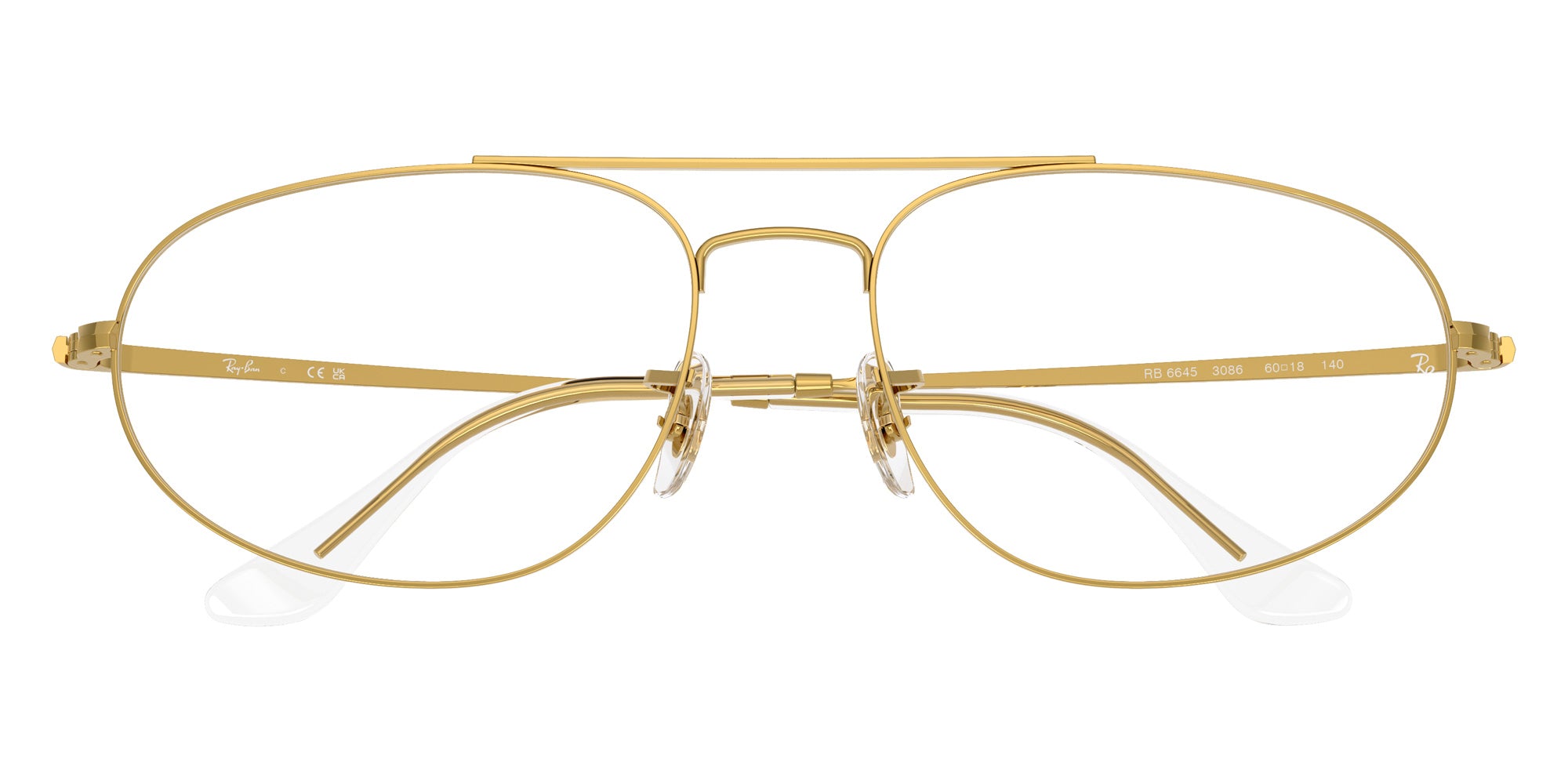 Ray-Ban® RX6645 RX6645 3086 57 Eyeglasses - Legend Gold