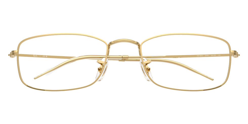 Ray-Ban® RX6647 RX6647 2500 55 Eyeglasses - Arista Gold