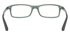 Ray-Ban® RX7017 RX7017 5197 54 Eyeglasses - Black On Green