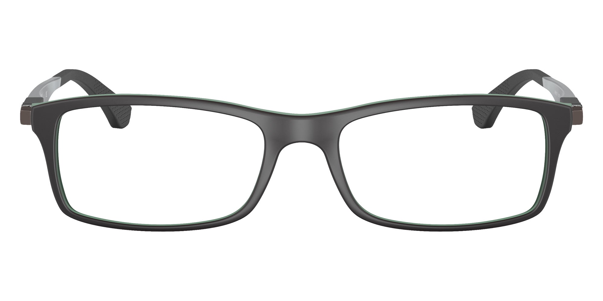 Ray-Ban® RX7017 RX7017 5197 54 Eyeglasses - Black On Green