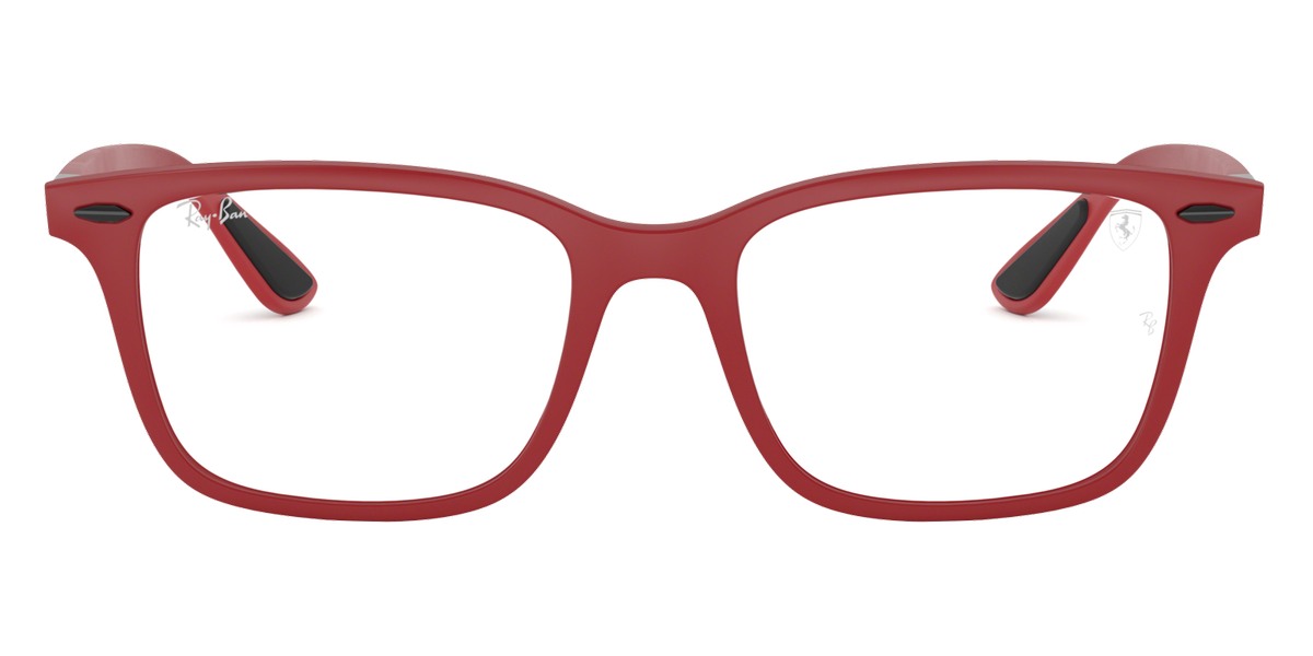Ray-Ban® SCUDERIA FERRARI COLLECTION 0RX7144M RX7144M F628 53 - Matte Red Eyeglasses