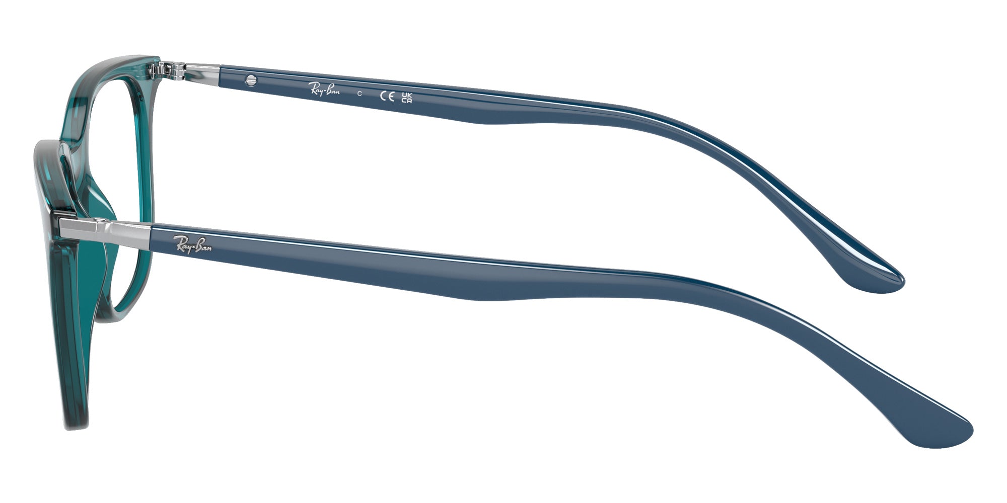 Ray-Ban® RX7211 RX7211 8206 52 Eyeglasses - Blue