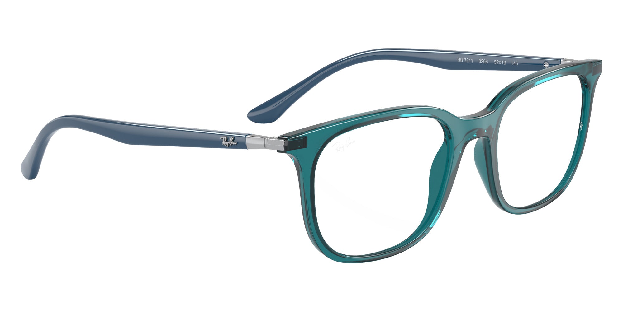 Ray-Ban® RX7211 RX7211 8206 52 Eyeglasses - Blue
