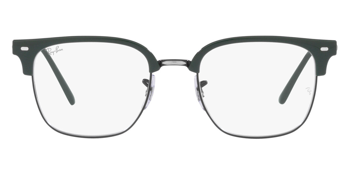 Ray-Ban® New Clubmaster RX7216 RX7216 2000 51 - Black on Silver Eyeglasses
