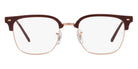 Ray-Ban® New Clubmaster RX7216 RX7216 8208 51 - Green on Black Eyeglasses