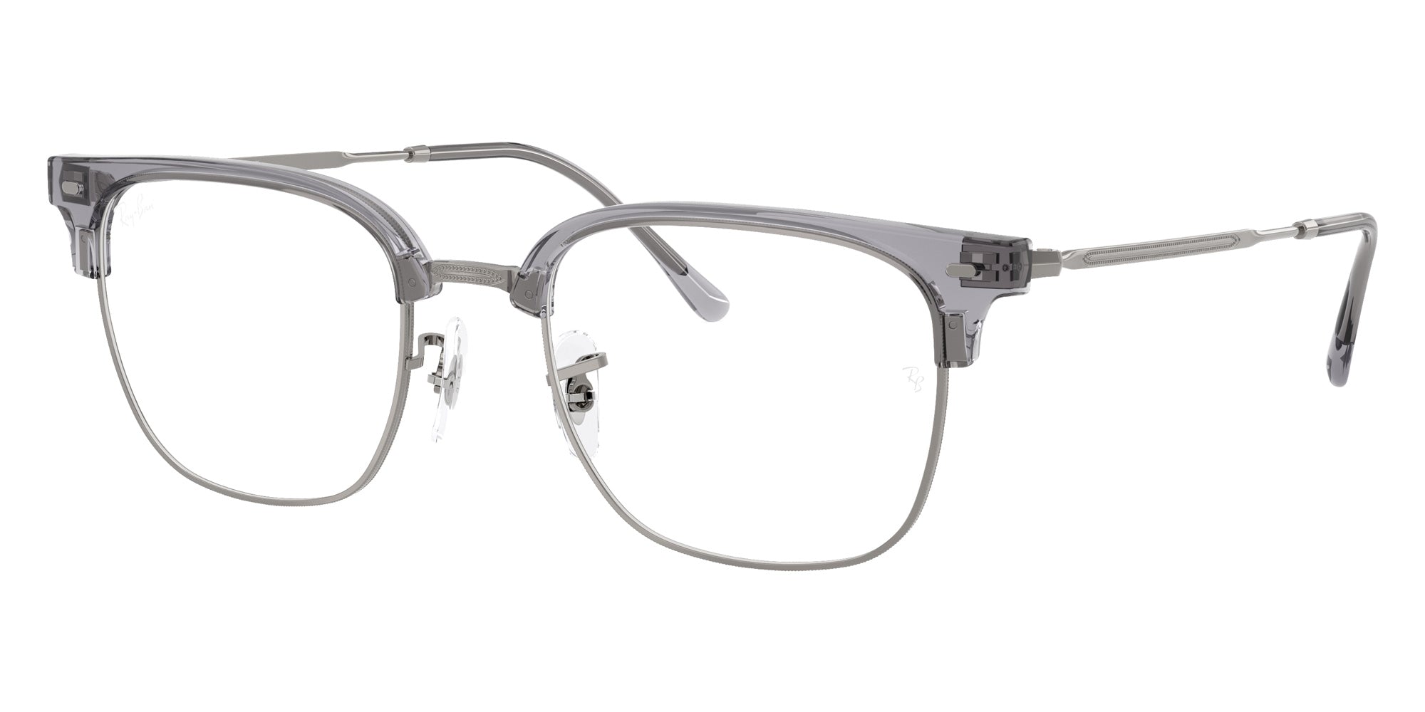 Ray-Ban® RX7216 RX7216 8470 53 Eyeglasses - Gunmetal