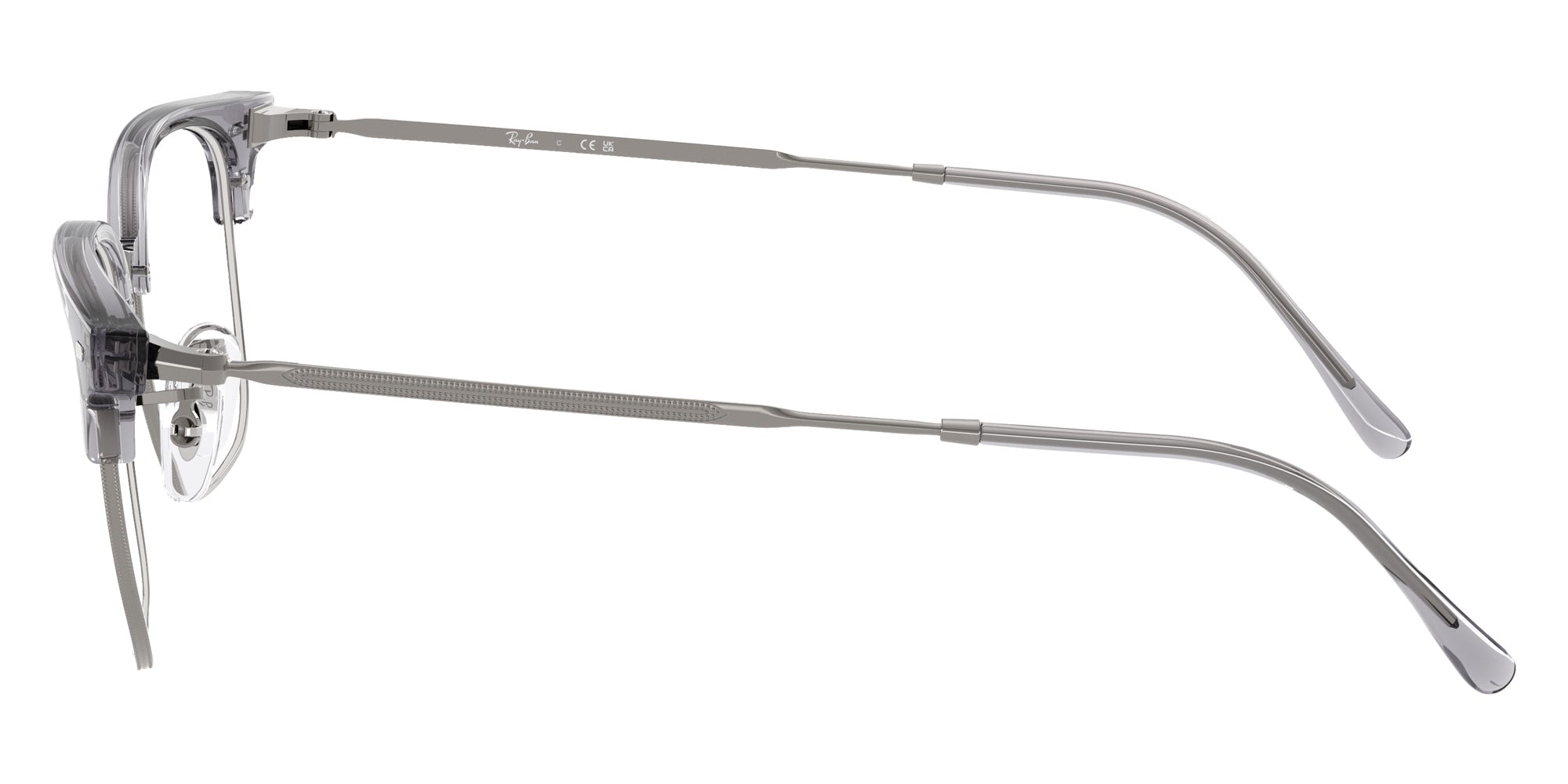Ray-Ban® RX7216 RX7216 8470 53 Eyeglasses - Gunmetal