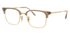 Ray-Ban® RX7216 RX7216 8471 53 Eyeglasses - Gold