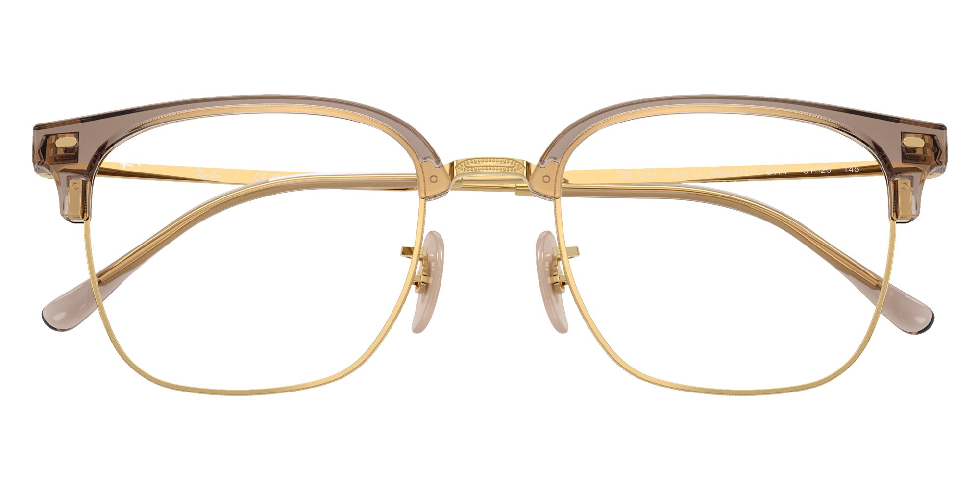 Ray-Ban® RX7216 RX7216 8471 53 Eyeglasses - Gold