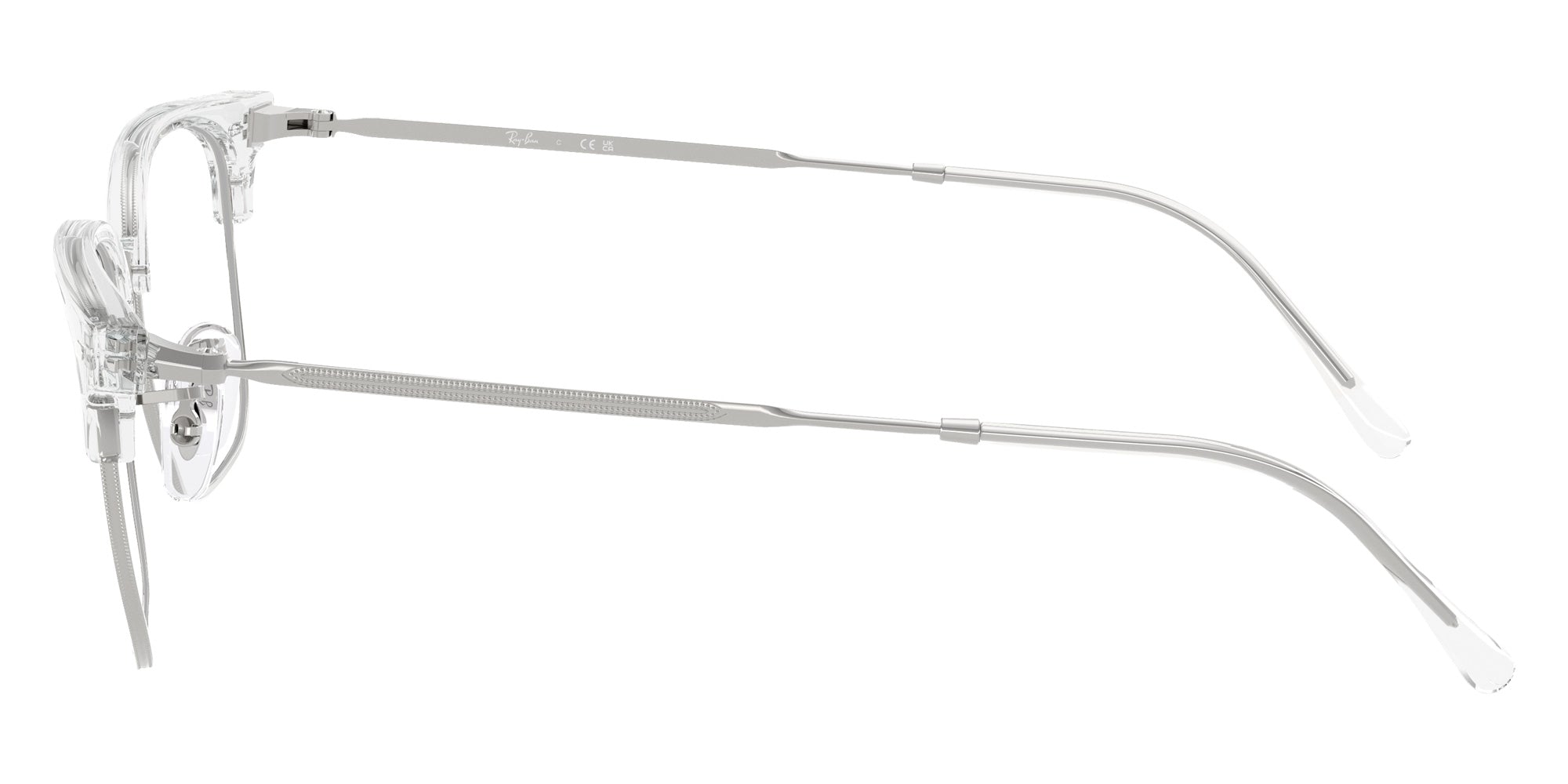 Ray-Ban® RX7216F RX7216F 2001 53 Eyeglasses - Silver