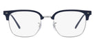Ray-Ban® New Clubmaster RX7216F RX7216F 8210 53 - Blue on Gunmetal Eyeglasses