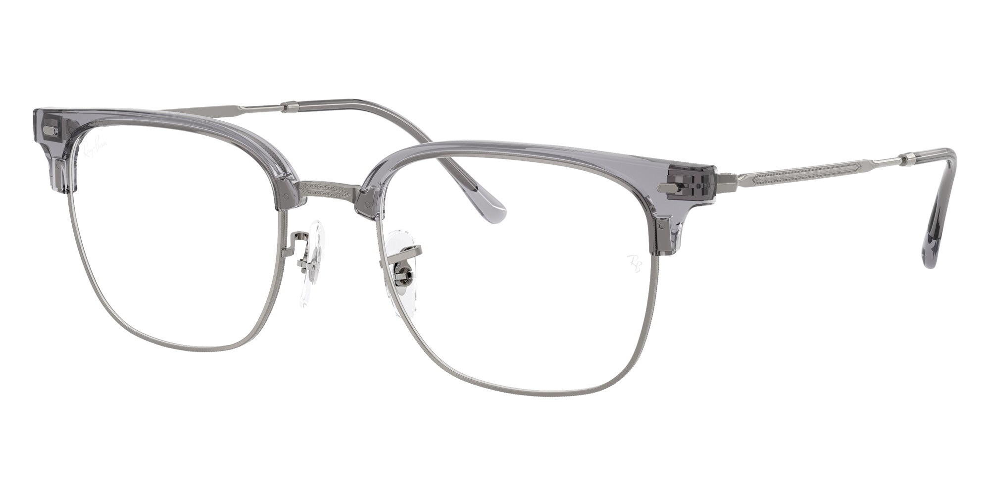 Ray-Ban® RX7216F RX7216F 8470 53 Eyeglasses - Gunmetal