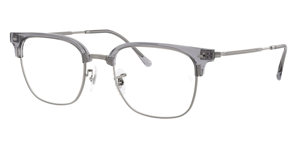 Ray-Ban® RX7216F RX7216F 8470 53 Eyeglasses - Gunmetal