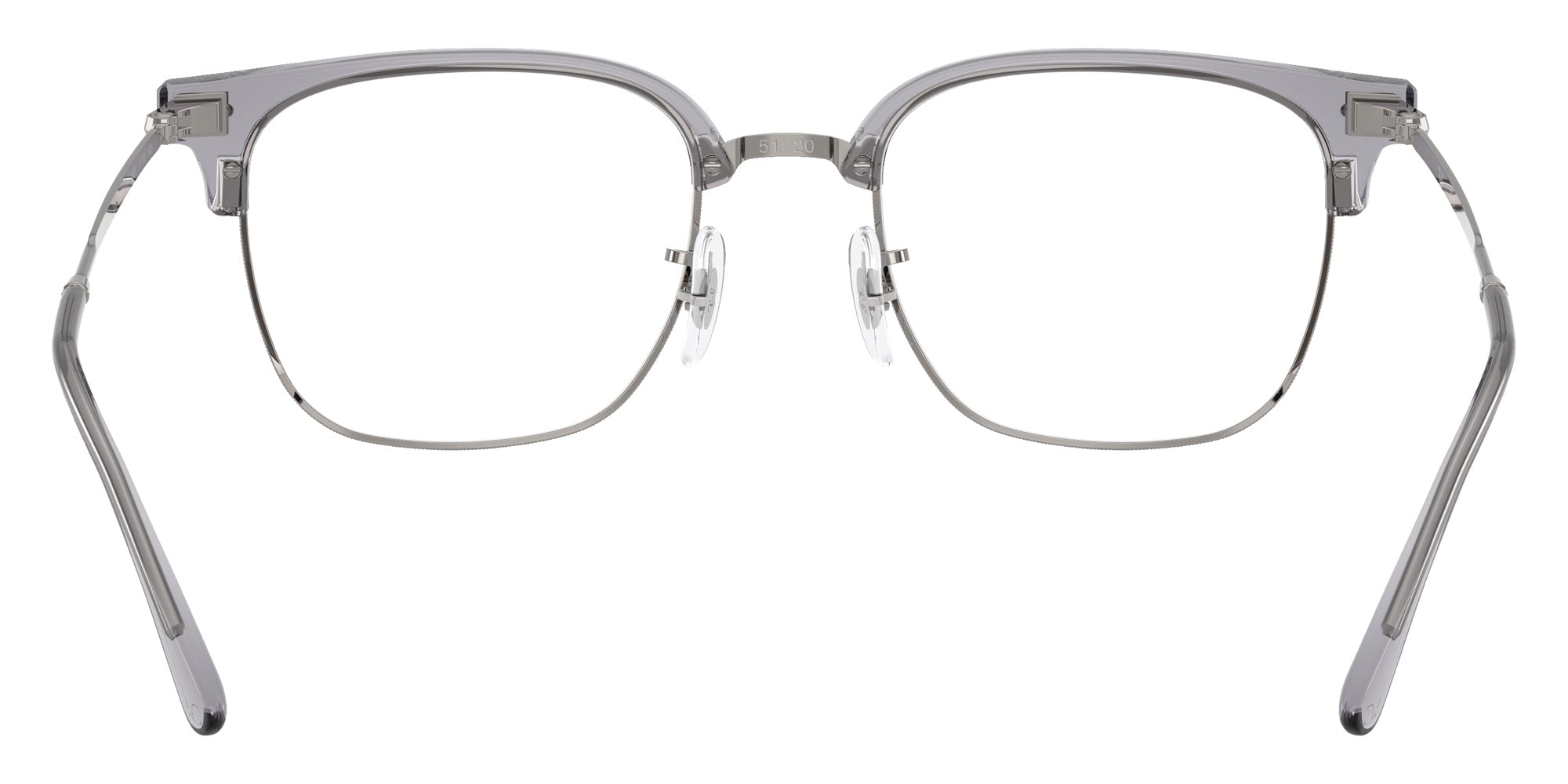Ray-Ban® RX7216F RX7216F 8470 53 Eyeglasses - Gunmetal