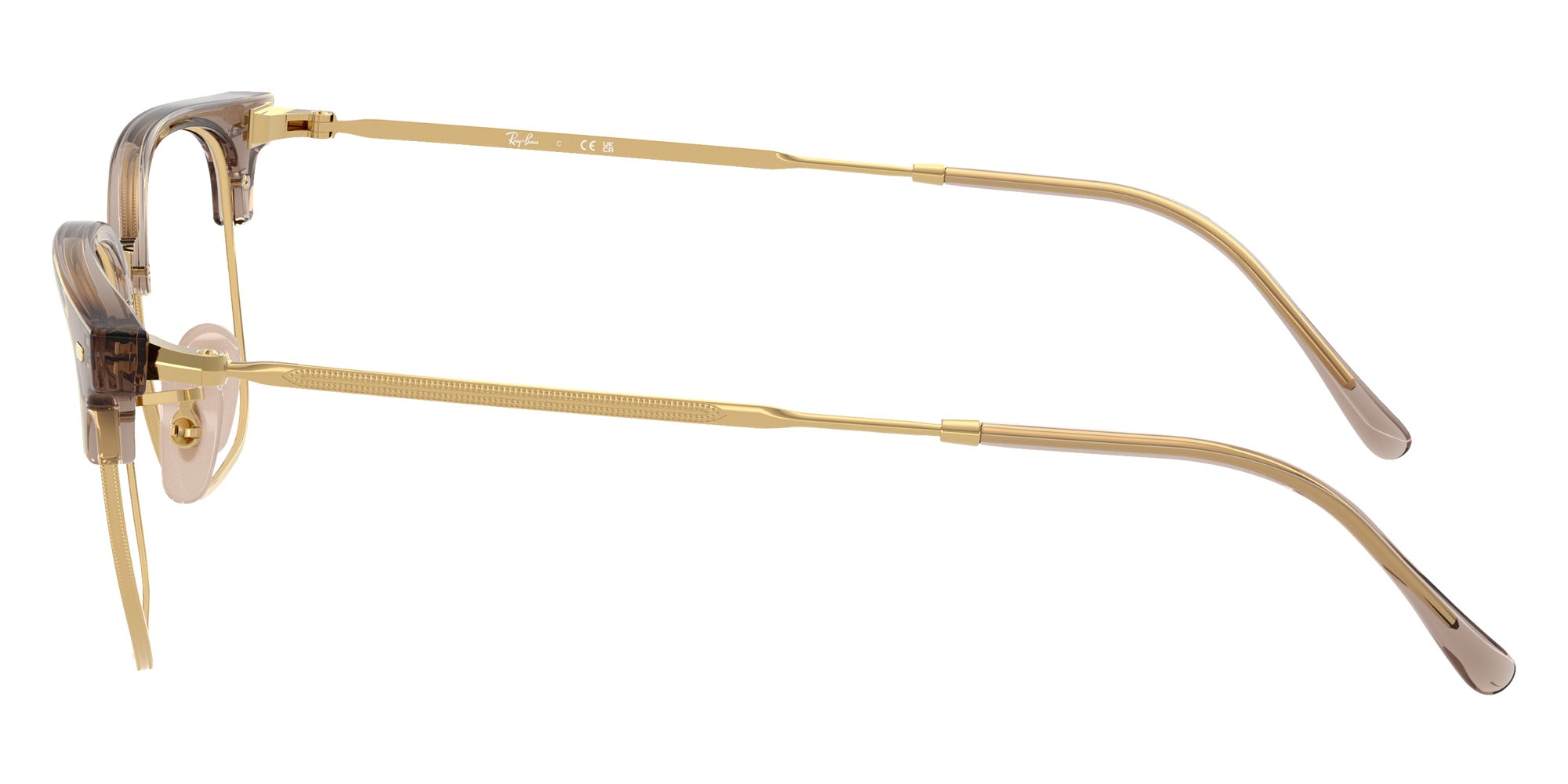 Ray-Ban® RX7216F RX7216F 8471 53 Eyeglasses - Gold