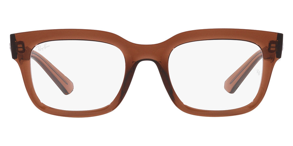 Ray-Ban® Chad RX7217 RX7217 8265 52 - Transparent Red Eyeglasses