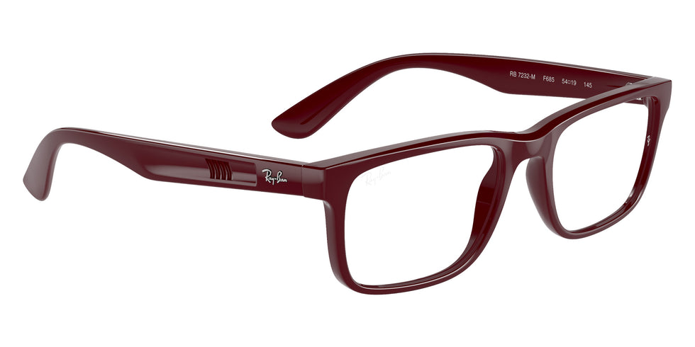 Ray-Ban® RX7232M RX7232M F685 54 Eyeglasses - Dark Red