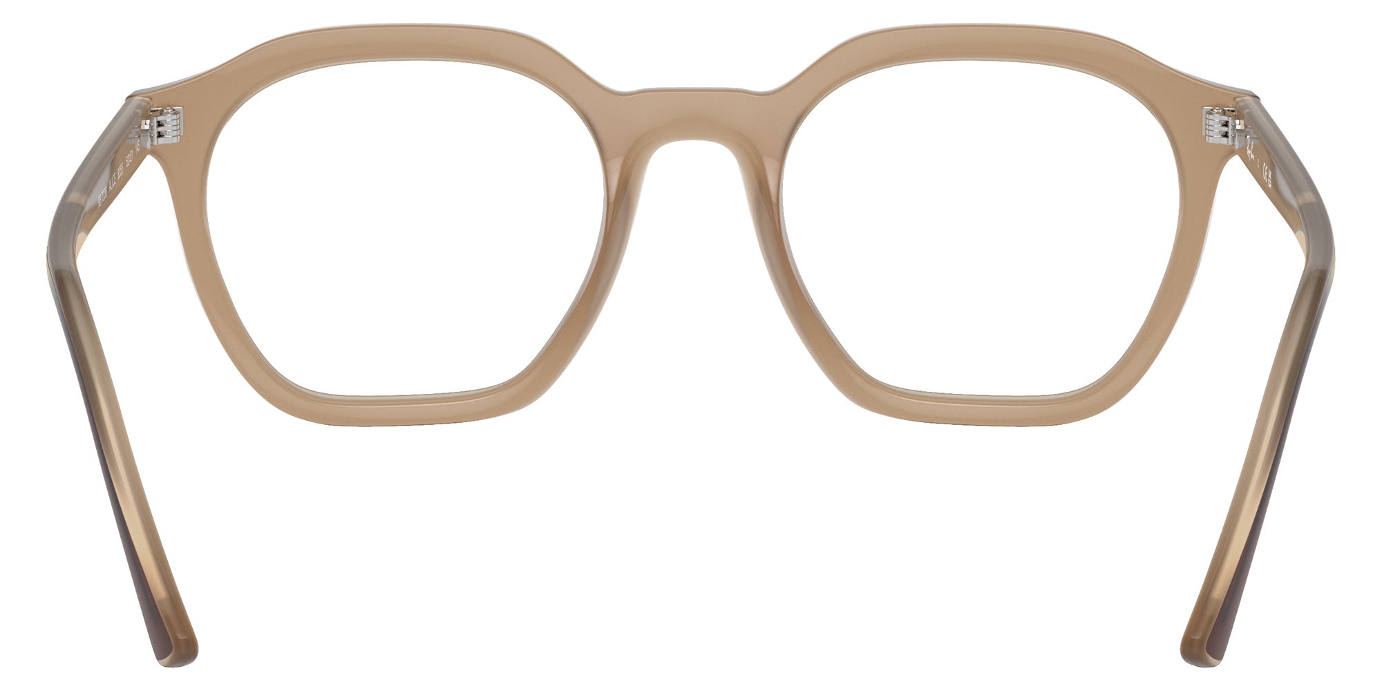 Ray-Ban® RX7238 RX7238 8355 52 Eyeglasses - Brown On Tortledove