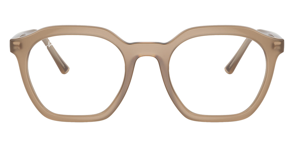 Ray-Ban® RX7238 RX7238 8355 52 Eyeglasses - Brown On Tortledove