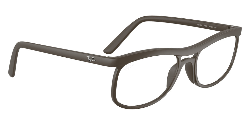 Ray-Ban® RX7254 RX7254 8063 56 Eyeglasses - Sand Brown