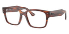 Ray-Ban® RX7256 RX7256 8315 53 Eyeglasses - Striped Havana