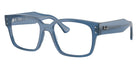 Ray-Ban® RX7256 RX7256 8429 51 Eyeglasses - Transparent Blue