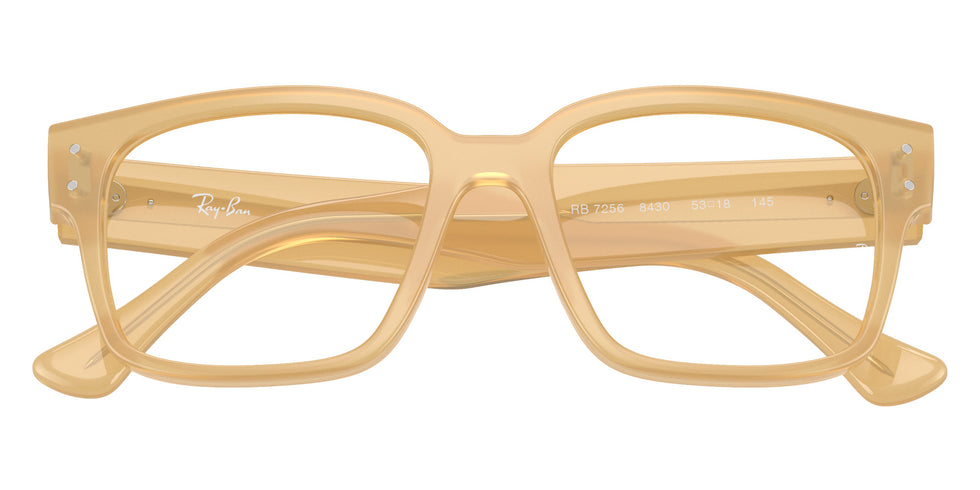 Ray-Ban® RX7256 RX7256 8430 53 Eyeglasses - Transparent Beige