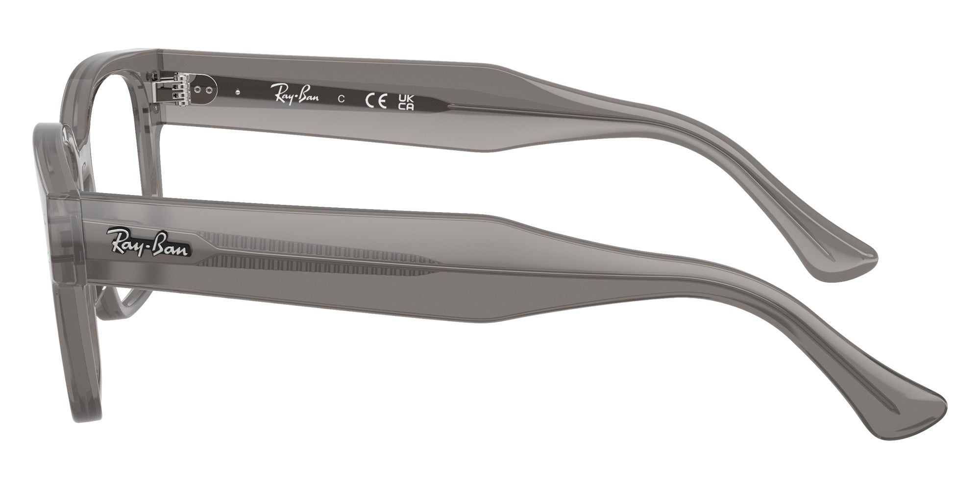 Ray-Ban® RX7256 RX7256 8431 53 Eyeglasses - Transparent Gray