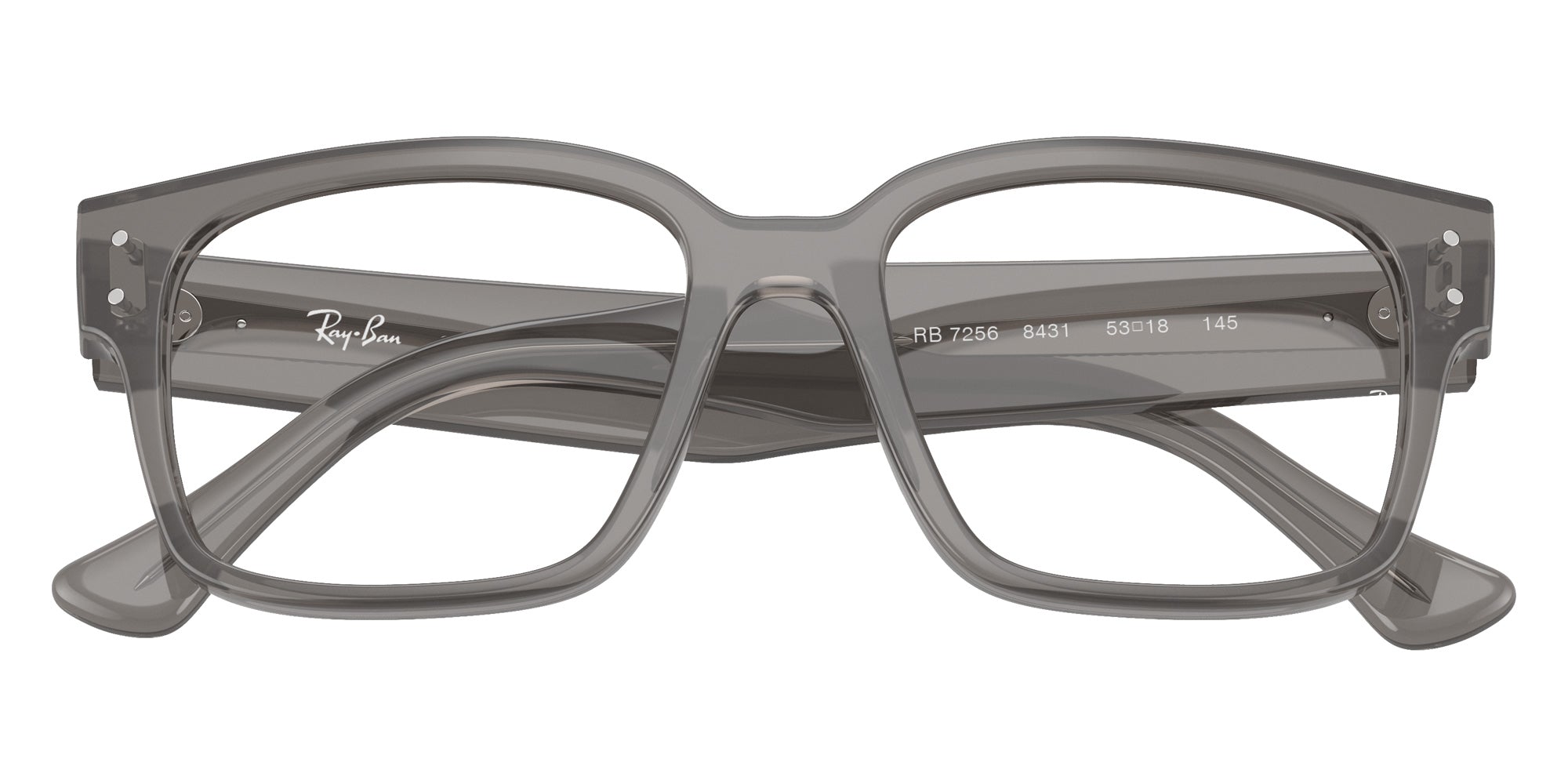 Ray-Ban® RX7256 RX7256 8431 53 Eyeglasses - Transparent Gray