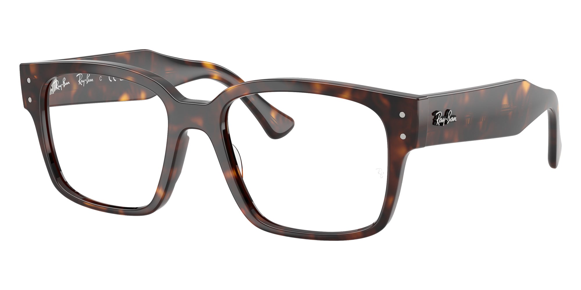 Ray-Ban® RX7256F RX7256F 8320 50 Eyeglasses - Havana