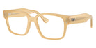 Ray-Ban® RX7256F RX7256F 8430 50 Eyeglasses - Transparent Beige
