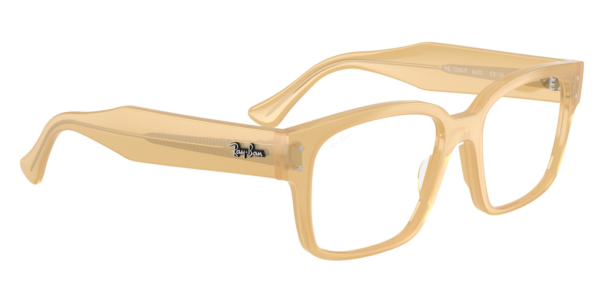 Ray-Ban® RX7256F RX7256F 8430 50 Eyeglasses - Transparent Beige
