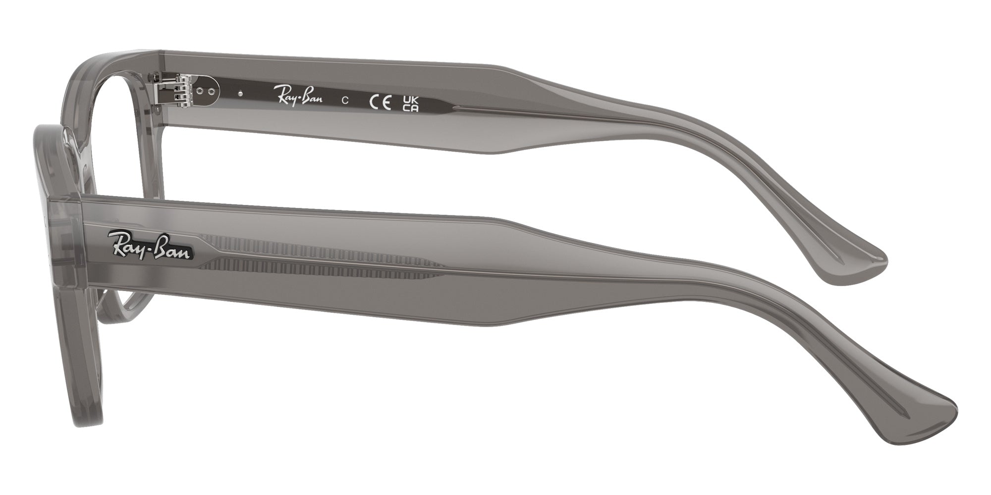Ray-Ban® RX7256F RX7256F 8431 50 Eyeglasses - Transparent Gray