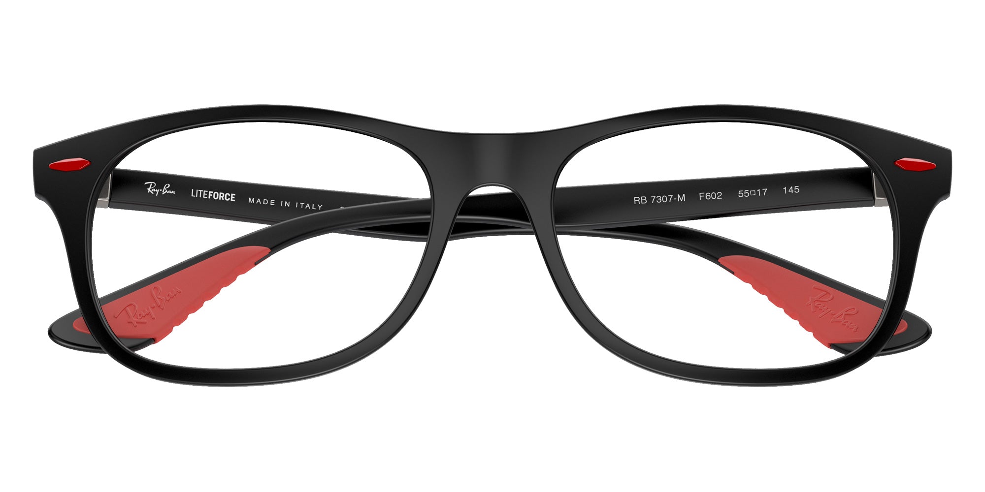 Ray-Ban® RX7307M RX7307M F602 55 Eyeglasses - Black