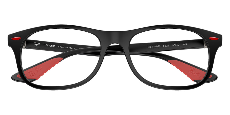 Ray-Ban® RX7307M RX7307M F602 55 Eyeglasses - Black