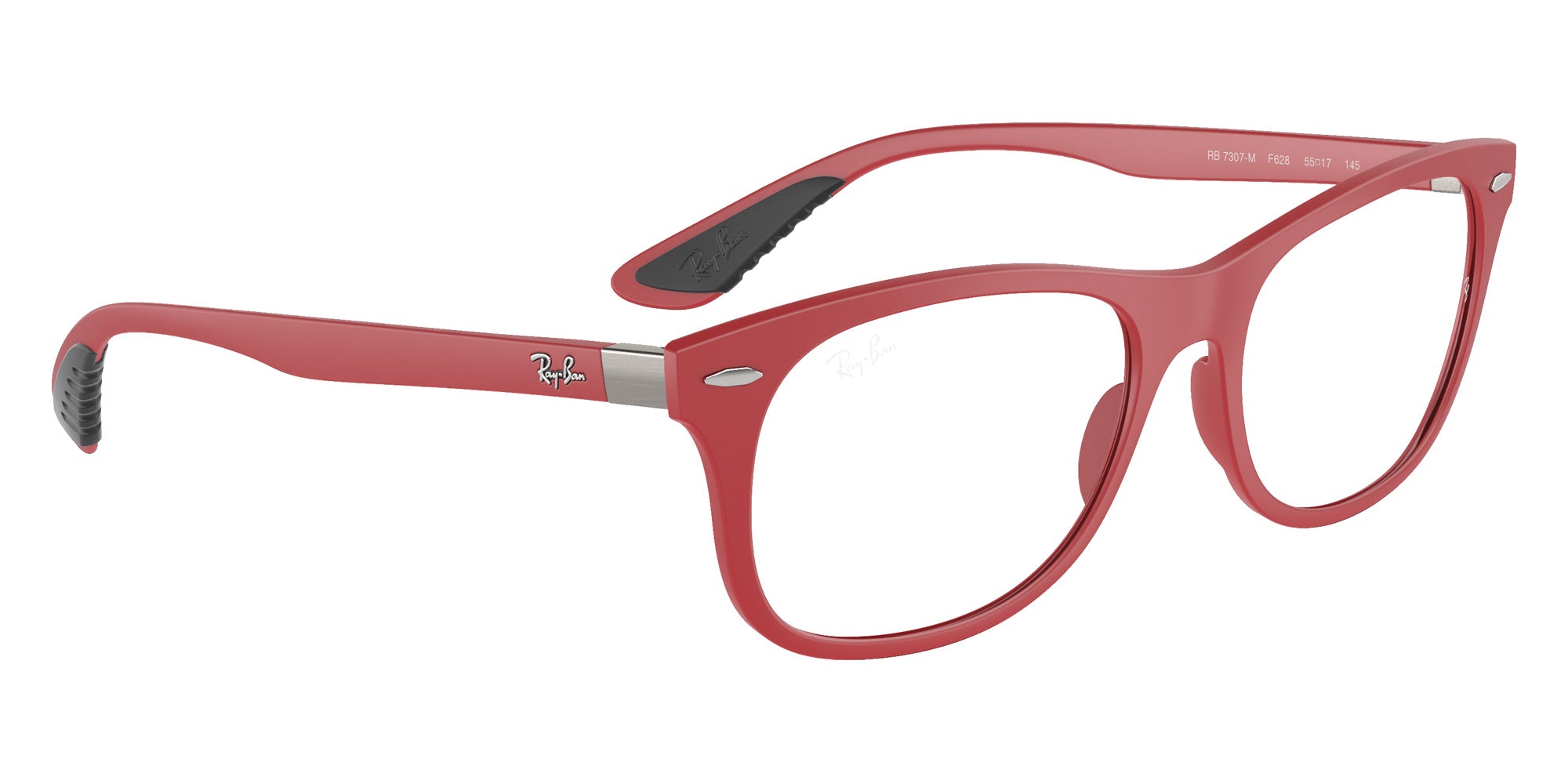 Ray-Ban® RX7307M RX7307M F628 55 Eyeglasses - Red