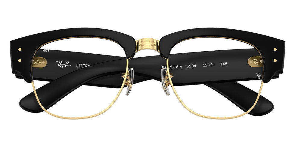 Ray-Ban® RX7316V RX7316V 5204 50 Eyeglasses - Sand Black